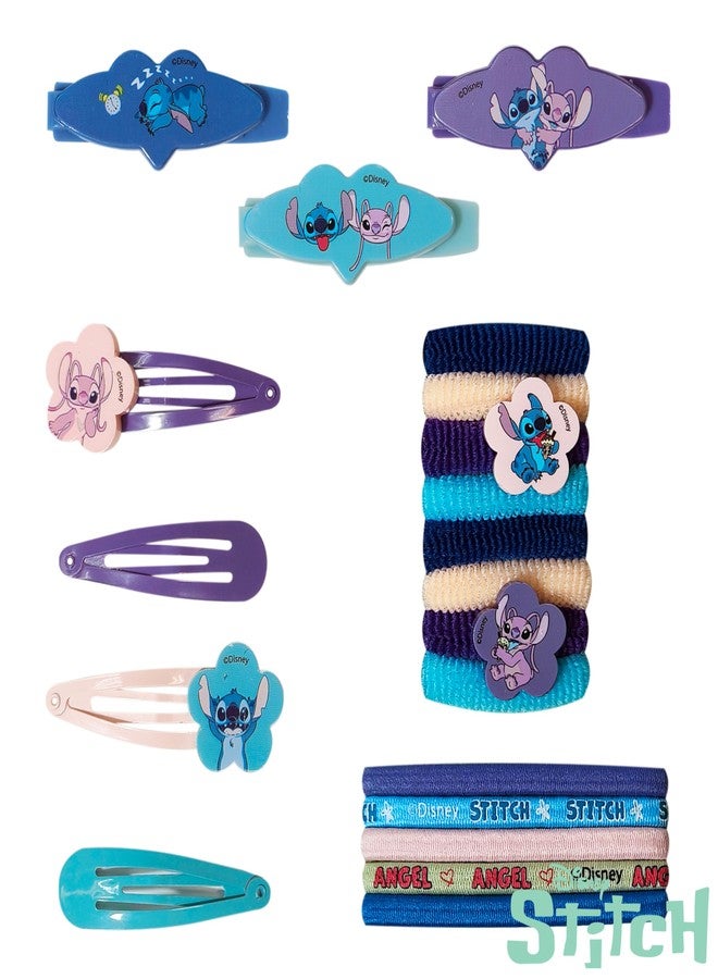 Luv Her مجموعة إكسسوارات شعر ليو ولستيتش للبنات من لوف هير - 20 قطعة ستش - تشمل 3 دبابيس، 4 مشابك، 5 أربطة، 8 بونيهات تيري - للاستخدام اليومي، المناسبات الخاصة، للأعمار 3 سنوات فما فوق - Image 4