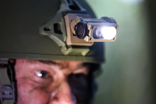 Streamlight 14510 Sidewinder 55-Lumens Compact II Military Flashlight with Helmet Mount in Box, Coyote - Image 4