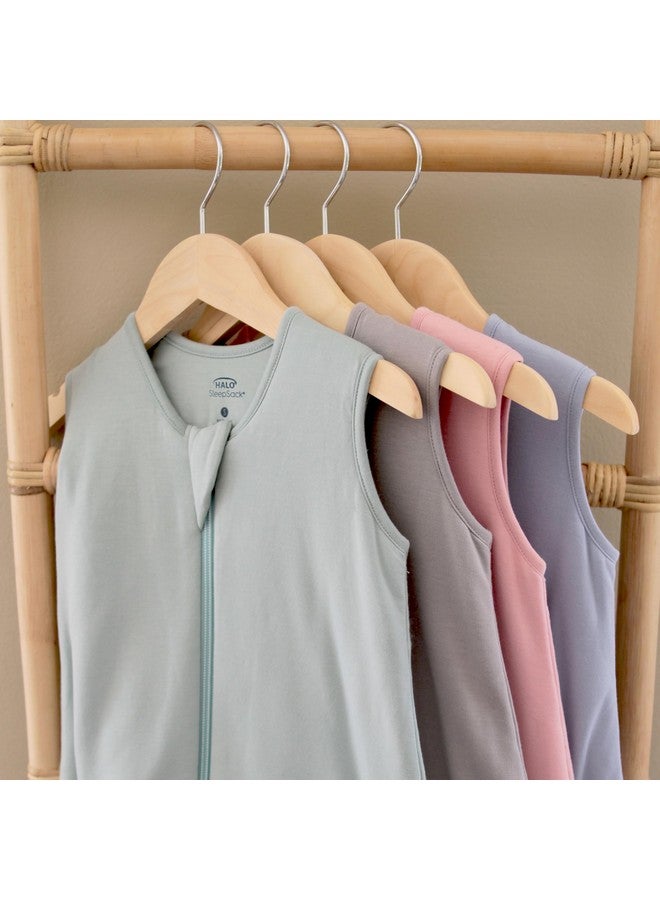 هالو بطانية هالو سليب ساك فائقة النعومة وقابلة للارتداء، مصنوعة من الفيسكوز والخيزران، كيس نوم للأطفال، 1.5 توغ، من 0 إلى 6 أشهر، صغيرة، لون رمادي هادئ - Image 3