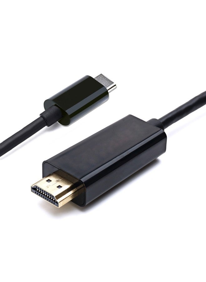 1.8 M Type-C To HDMI Converter Type-to HD Laptop Graphics Card Monitor Adapter Cable-Color:1.8 M Type-C To HDMI - Image 2