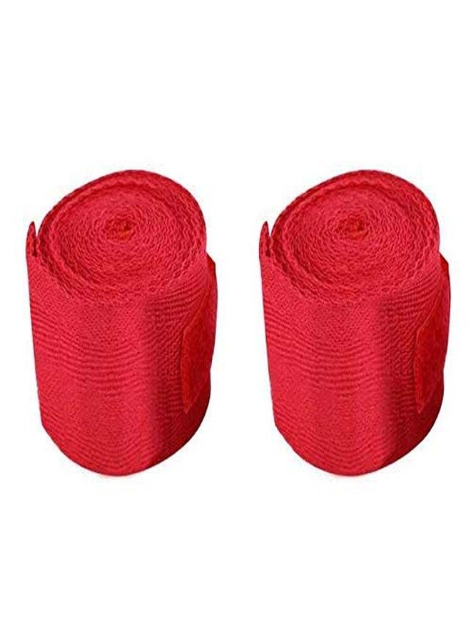 GymWar Wrist Support Band with Thumb Loop Strap for Men and Women - Red by GymWar - Image 1