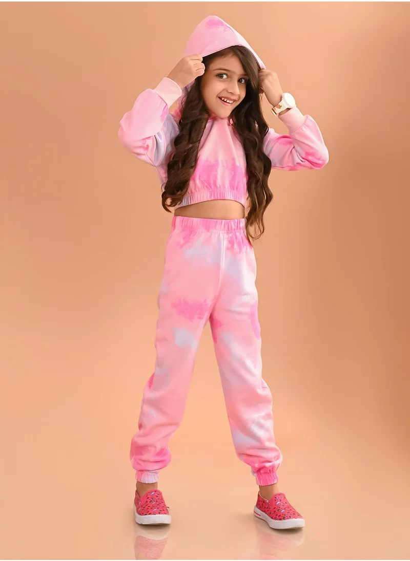 ليلك Girls Woolen Co-ord Set