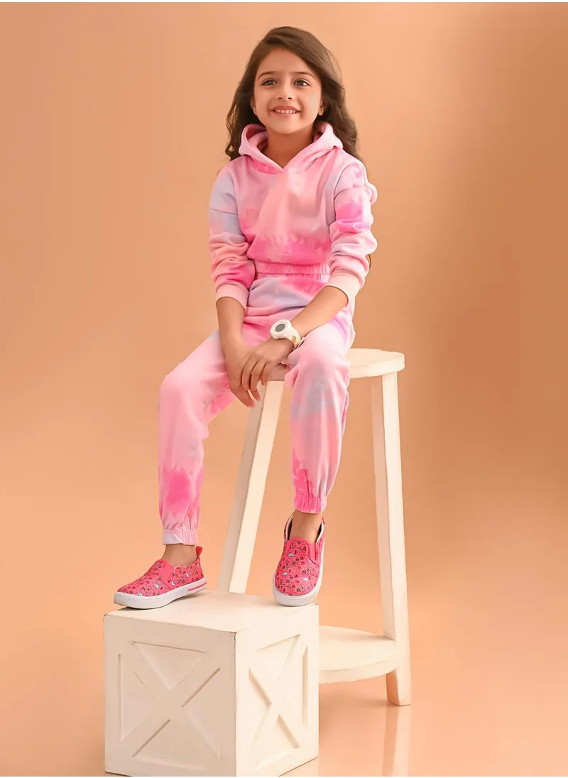 ليلك Girls Woolen Co-ord Set