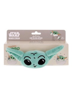 Mad Beauty Star Wars Mandalorian Grogu Baby Yoda Headband | Keeps Hair Tucked Away During Beauty Routine | Crueltyfree Cosmetics | Skincare Gifts For Women Adults And Kids 