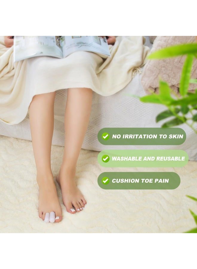 Niupiour Gel Toe Protectors, 14 Packs of Silicone Toe Covers for Men and Women, Toe Caps Sleeves Protect Toe and Relieve Toe Pain from Corns, Blisters, Hammer Toe, Missing Toenail and Broken Toe - Image 3