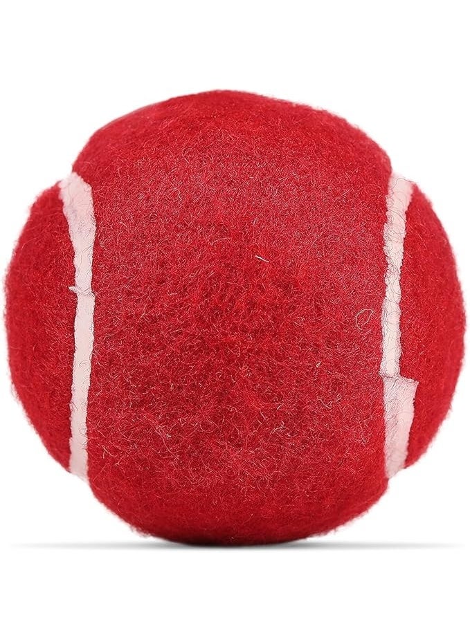 Cosco TUFF Cricket Tennis Ball - Heavyweight, Red - Image 3