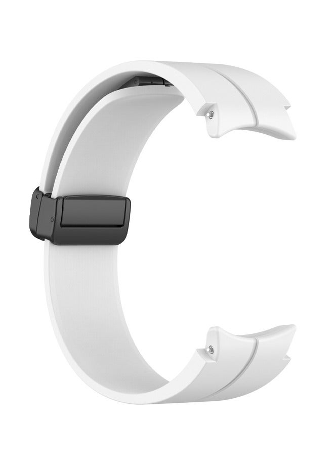 For SamsungGalaxy Watch6 Classic43mm47mm Galaxy Watch6 40mm44mm Galaxy Watch5 Pro 45mmGalaxy Watch5 44mm40mm Galaxy Watch4Galaxy Watch4 Classic Folding Magnetic Buckle Silicone Strap - Image 3