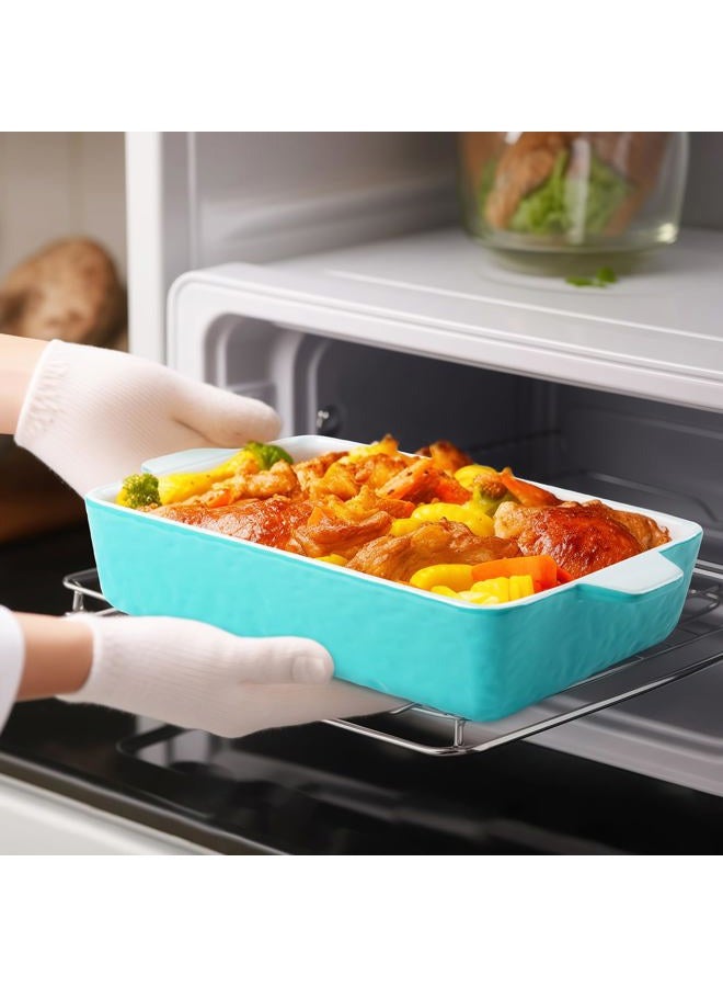 Krokori Baking Dishes, Rectangular Bakeware Set Ceramic Baking Pan Lasagna Pans for Cooking, Kitchen, Cake Dinner, Banquet and Daily Use, 13 x 9 Inches - Image 5