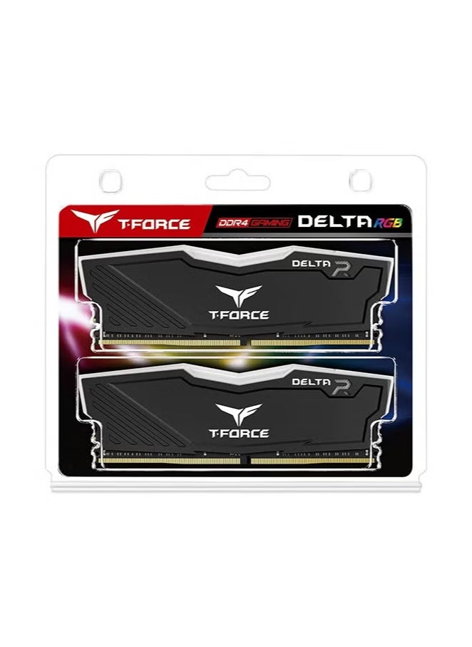 TeamGroup TeamGroup T-Force Delta RGB DDR4 16GB (2x8GB) 3600MHz CL18 1.35V Desktop Memory Kit – Black  - Image 4