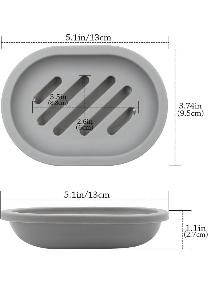 2-Pack Soap Box, Soap Savers For Bar Soap, Soap Holder For Shower Wall, Bath Soap Holder, Easy Cleaning - Image 3