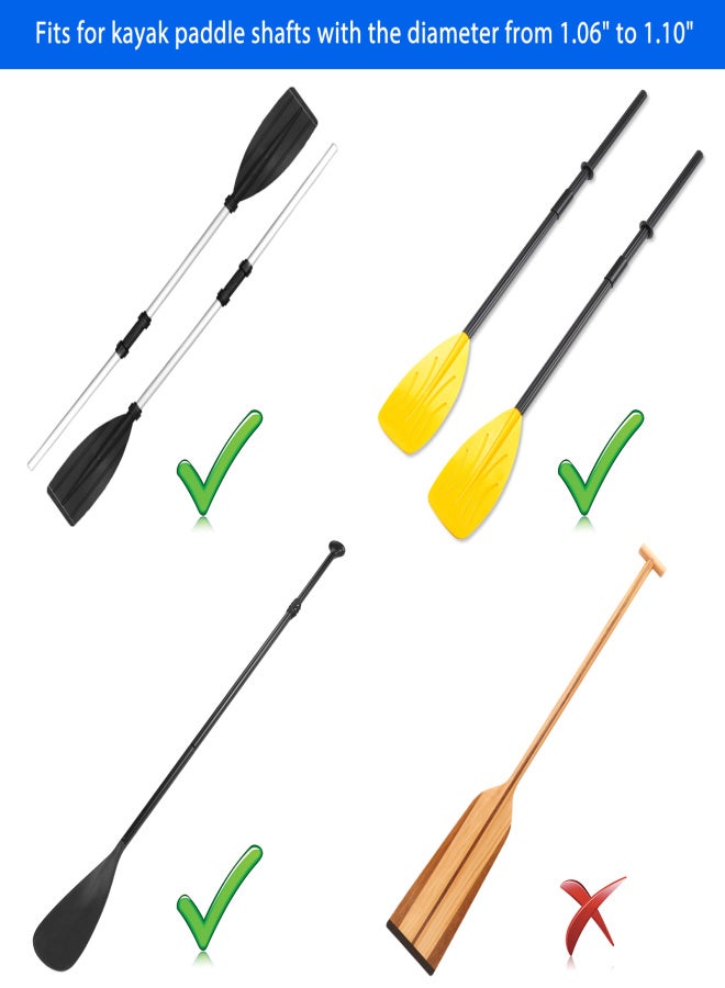 4pcs Universal Kayak Paddle Drip Rings for Kayak Canoe Paddles - Image 5