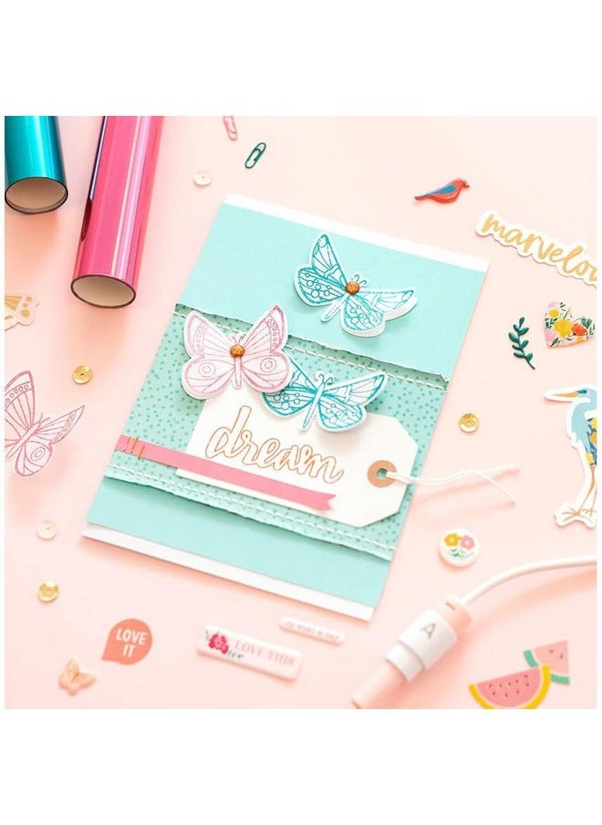 We R Memory Keepers - Foil Quill Starter Kit Includes 3 Pens 4 Adaptors 3 Foil Rolls 1 Washi Tape Roll 1 Protective Plate Compatible With Most Die Cutting Machines Create Foil Transfer Projects - Image 1