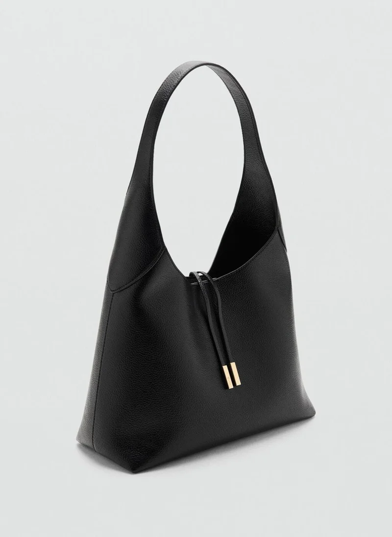 MANGO Shoulder bag with metal detail