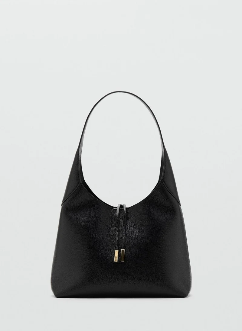 MANGO Shoulder bag with metal detail