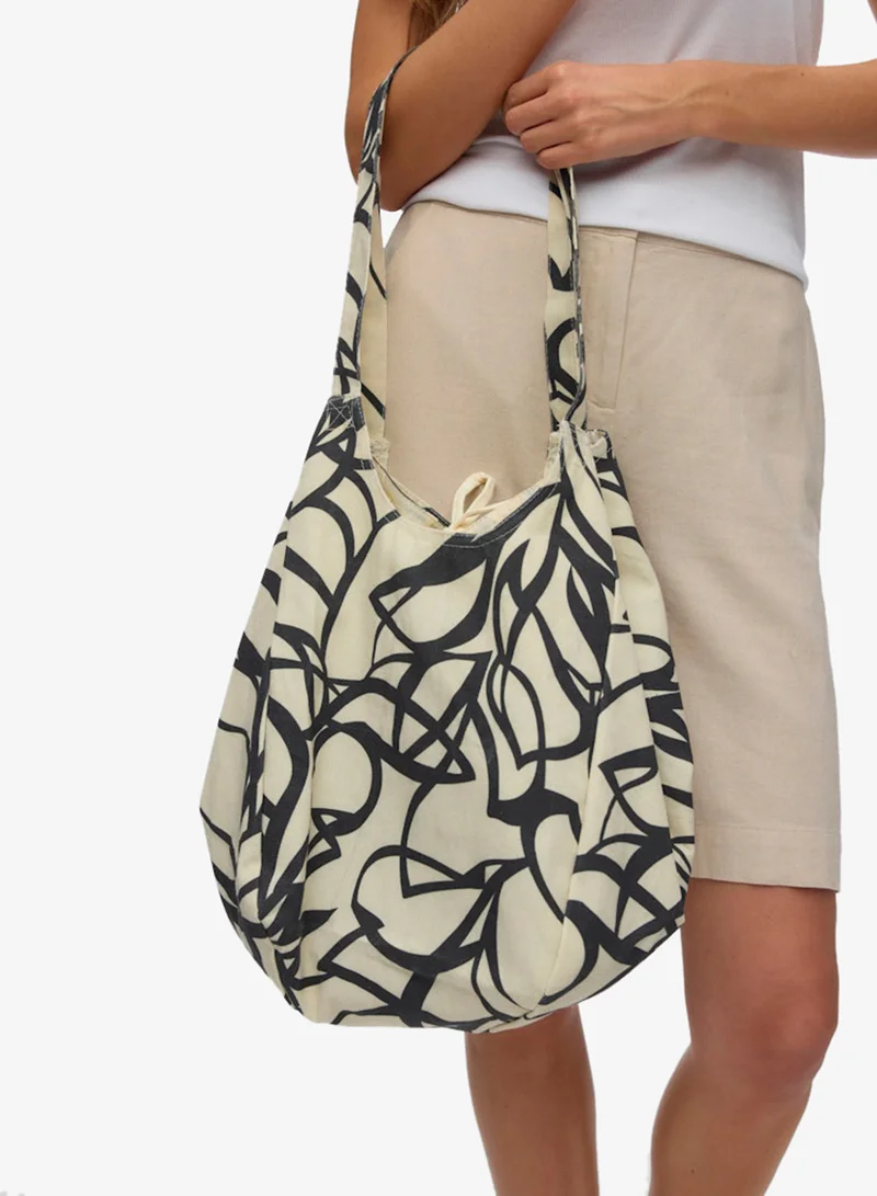 فيرو مودا حقيبة كتف مطبوعة