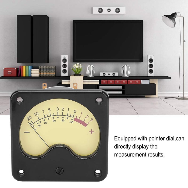 Portable VU Meter Power Amplifier DB Meter with Backlight for Home Car Night Use Durable ABS Material - Image 3