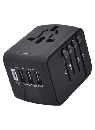 Universal Travel Adapter with 4 Ultra-Fast USB Port and 1 Ultra-Fast USB Type C Port and Power Socket - pzsku/Z6F733725F991C3C35022Z/45/_/1699608636/70b8131f-c713-49c1-95b4-627275170517