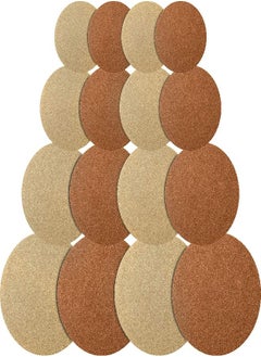 Nuanchu Nuanchu Plant Coaster Mat Reversible Round Fabric Plant Absorbent Waterproof Plant Tray Flower Pot Coaster Mat for Gardening Indoor Outdoor Pots 4/6/8/10 Inch (Wood-Colored, Light Brown)  - Image 1