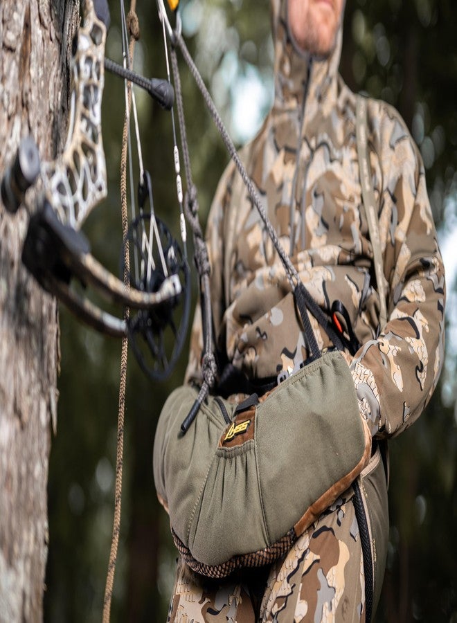Hunter Safety System نظام أمان الصياد - قفاز سرج: معدات أساسية للطقس البارد للصيد أو صيد الأسماك - مدفأة يدوية من الصوف القطبي مع خطافات على شكل حرف J وجيوب تخزين - أفضل ملحقات الصيد للراحة والحماية - Image 5