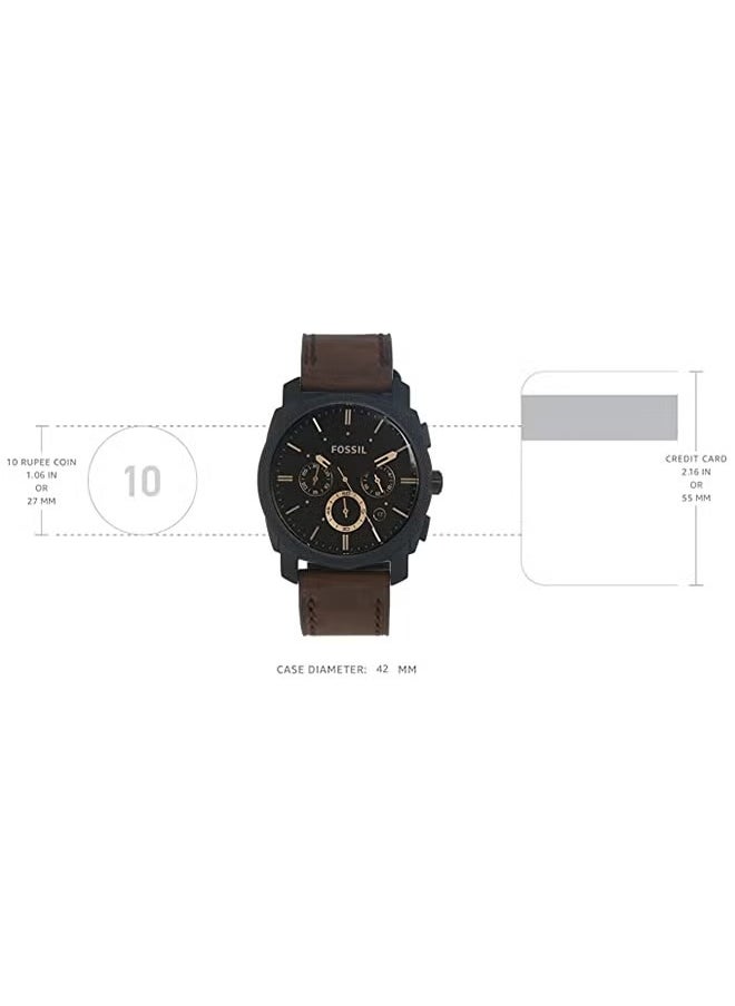 FOSSIL Men's Water Resistant Analog Watch FS4656 - 42 mm - Brown  - Image 5