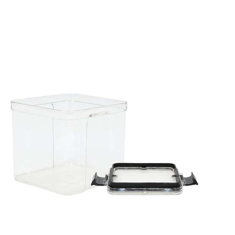 MShou Air Tight Kitchen Storage Containers Set Transparent Kitchen Storage Boxes Fridge Organizer Durable Plastic Containers for Grocery Snacks and Kitchen Accessories Set of 4700 ML - Image 2