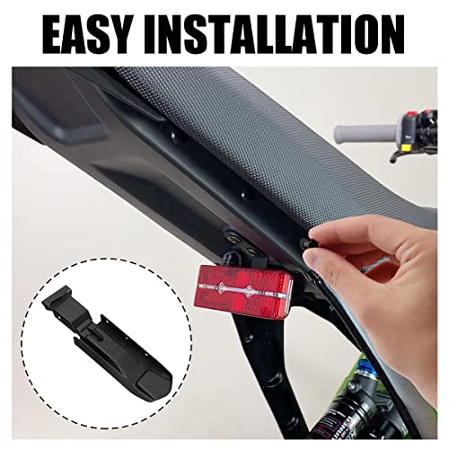 URLWALL Upgraded Rear Fender Inner Plate for Seyway Sur-Ron LBX and S, Mudguards Protector Base Protective, Plastic Dirt Bike Rear Fender Mud Flap, 13.6x4.0'' - Image 4