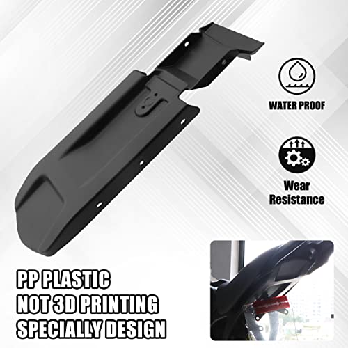 URLWALL Upgraded Rear Fender Inner Plate for Seyway Sur-Ron LBX and S, Mudguards Protector Base Protective, Plastic Dirt Bike Rear Fender Mud Flap, 13.6x4.0'' - Image 5