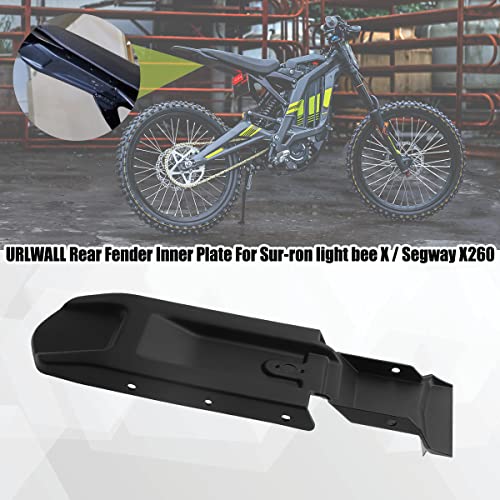 URLWALL Upgraded Rear Fender Inner Plate for Seyway Sur-Ron LBX and S, Mudguards Protector Base Protective, Plastic Dirt Bike Rear Fender Mud Flap, 13.6x4.0'' - Image 2
