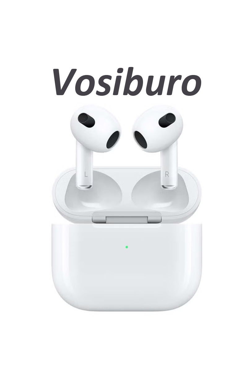 فوسيبورو اعات الأذن Vosiburo بتقنية Bluetooth 5.3 داخل الأذن، مع علبة شحن لاسلكية مغناطيسية، سماعات أذن لاسلكية حقيقية، مدمجة بميكروفون لمكالمات صوتية واضحة، صوت جهير عميق للموسيقى، وإلغاء نشط للضوضاء، متوافقة مع أجهزة iOS وAndroid.