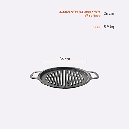 Solo Stove Ranger Cast Iron Grill Top, Cookware for Ranger fire pit, Fireplace accessory, Cooking surface: 14.25", Weight: 13 lbs - Image 3