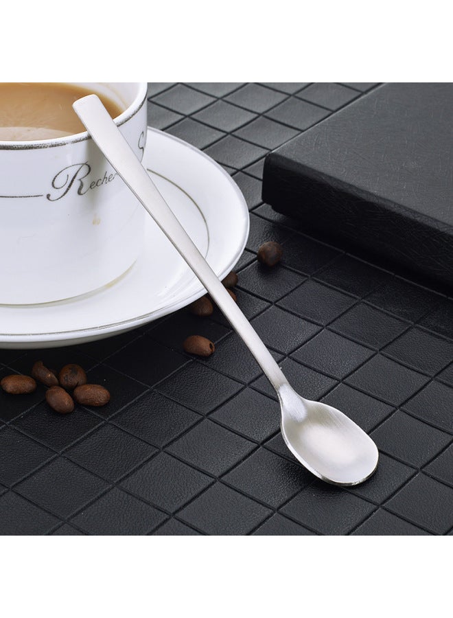 304 Stainless Steel Seasoning Spoon Household Coffee Spoon Ice Spoon Mixing Spoon Seasoning Tank Seasoning Spoon Direct Supply-Color:4 Models (9cm)  - Image 3