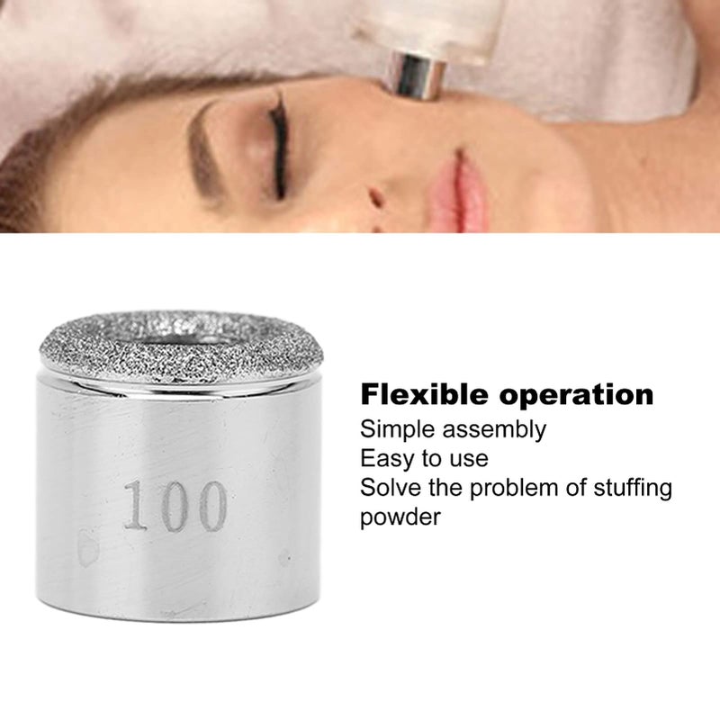 ZJchao Skin Fine Tip, Tips Treatment Products Easy Assembly Accurate High Durability Dermabrasion for Home Salon Exfoliating Devices Tip Microdermabrasions Head - Image 2