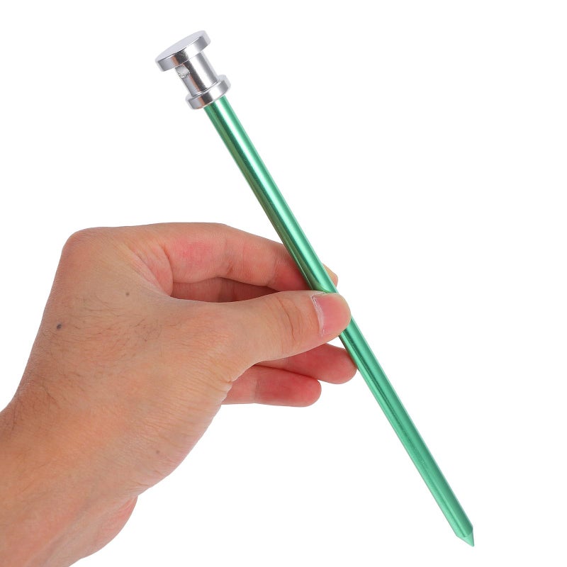 8 Pcs Aluminum Alloy Tent Stakes Lightweight Sturdy Pegs for Camping Hiking Beach Snow - Image 4