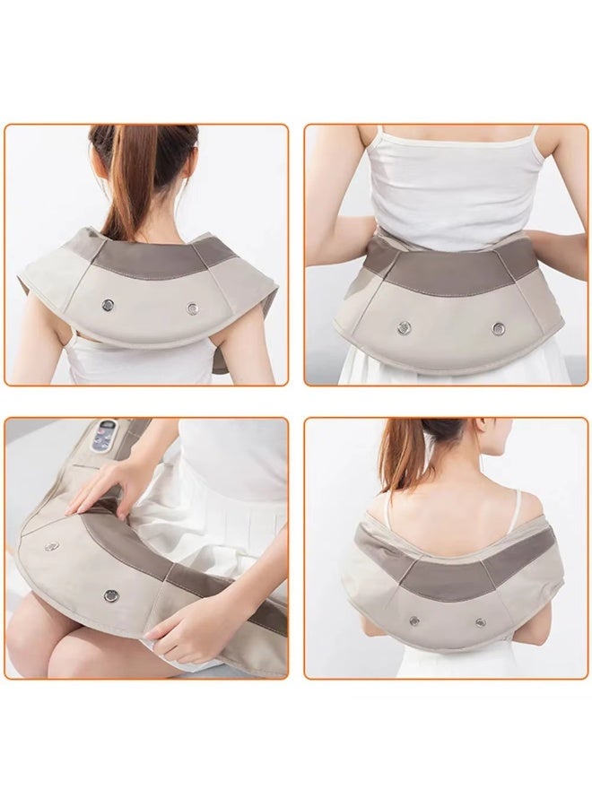 Neck and Shoulder Massager with Power Drum Massage and Portable Hands-Free Design - Image 4