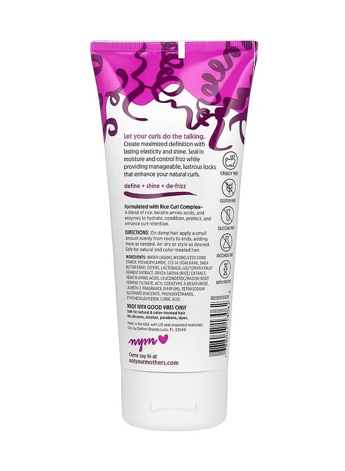 Not Your Mother's, Curl Talk®, Defining Cream, For All Curl Types, 6 fl oz (177 ml) - Image 2