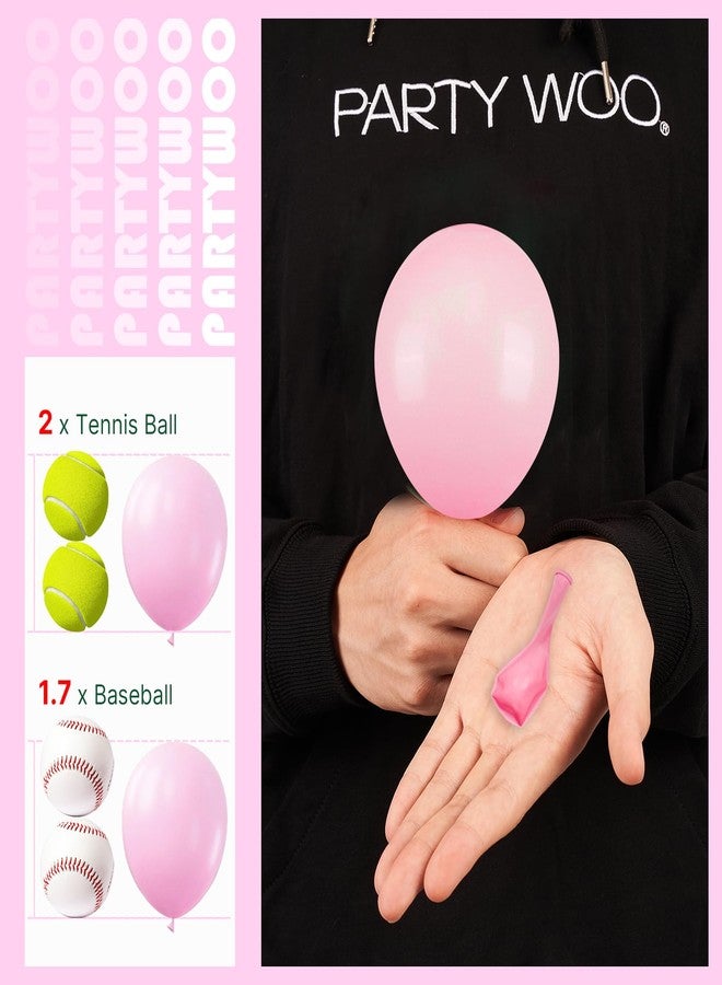 PartyWoo Light Pink Balloons 120 pcs 5 Inch Small Mini Pastel Baby Pale Pink Latex Balloons for Baby Shower Gender Reveal Valentine's Day Wedding Princess Birthday Party Decorations Pink-Q05 - Image 3