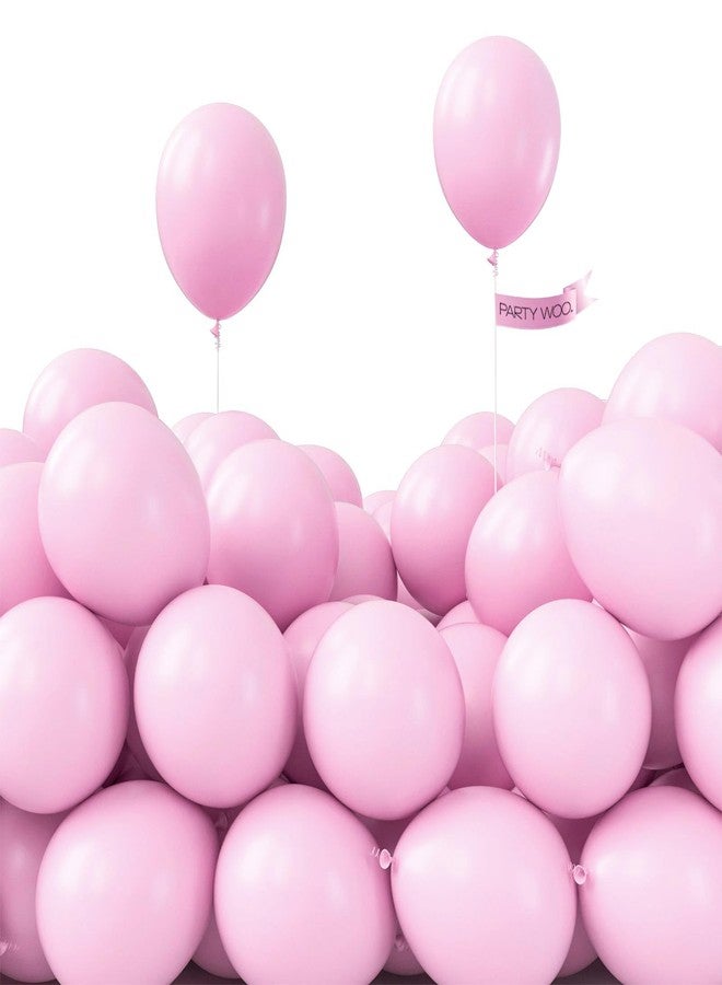 PartyWoo Light Pink Balloons 120 pcs 5 Inch Small Mini Pastel Baby Pale Pink Latex Balloons for Baby Shower Gender Reveal Valentine's Day Wedding Princess Birthday Party Decorations Pink-Q05 - Image 1