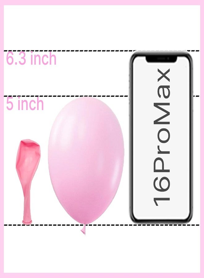 PartyWoo Light Pink Balloons 120 pcs 5 Inch Small Mini Pastel Baby Pale Pink Latex Balloons for Baby Shower Gender Reveal Valentine's Day Wedding Princess Birthday Party Decorations Pink-Q05 - Image 2