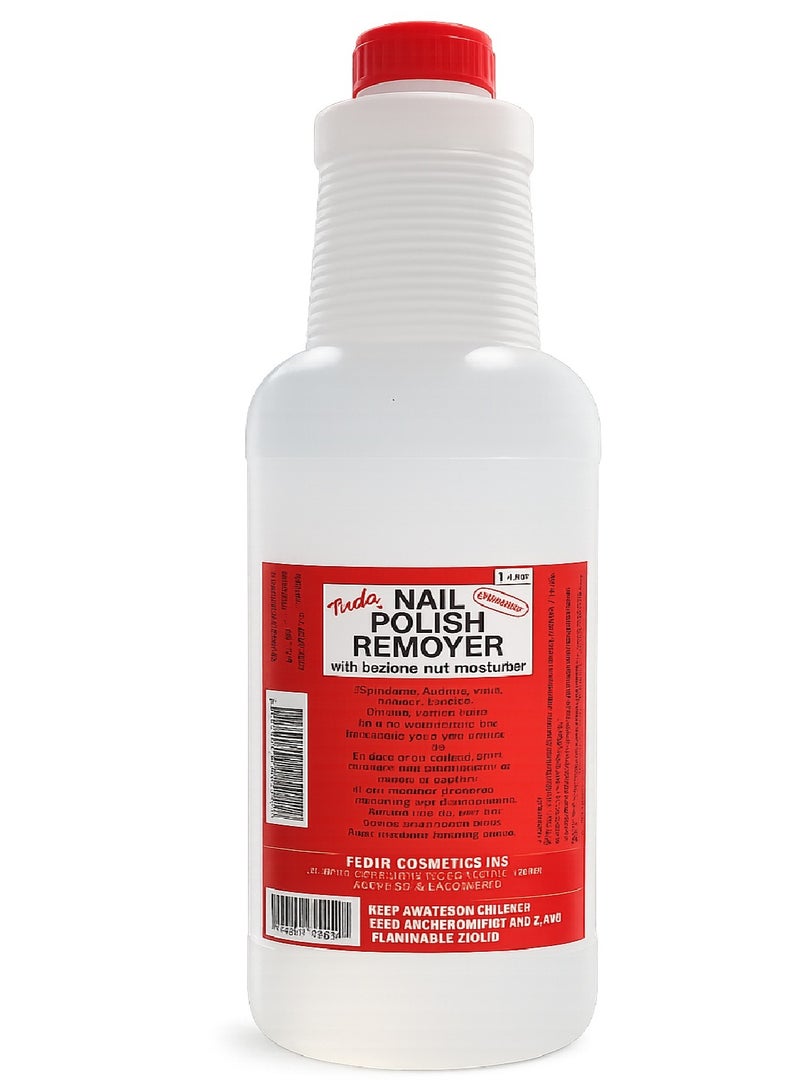 Nail Polish Remover with Acetone & Moisturizer - 1000 ml
