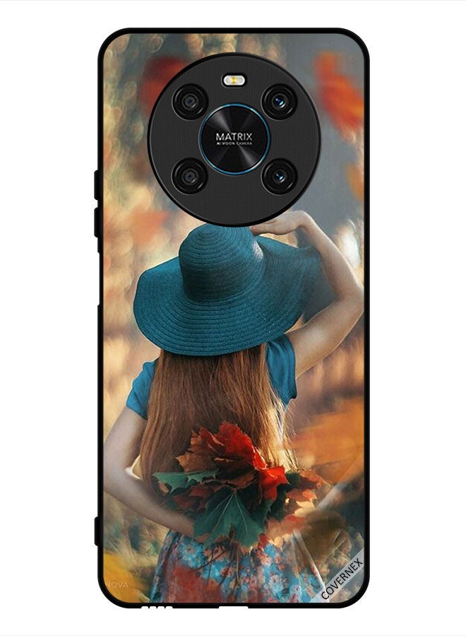 Covernex Protective Case Cover For Honor X9 4G Hat Girl Hiding Love Leaves - Image 1