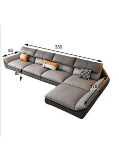 Generic Nordic Style Modern Luxury Leather Living Room Couch  - Image 2