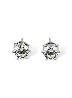 zilara Sparkling Round Stud Earring  - Image 3
