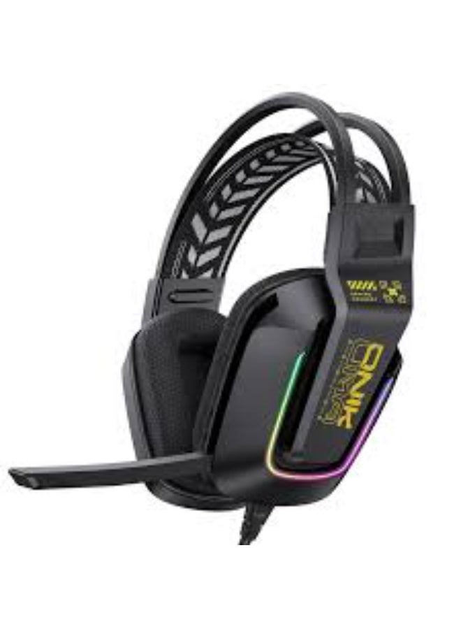 ONIKUMA X13 Gaming Headset, Over-Ear Headphones with Microphone,  RGB Light, for PC PS4 - Image 5