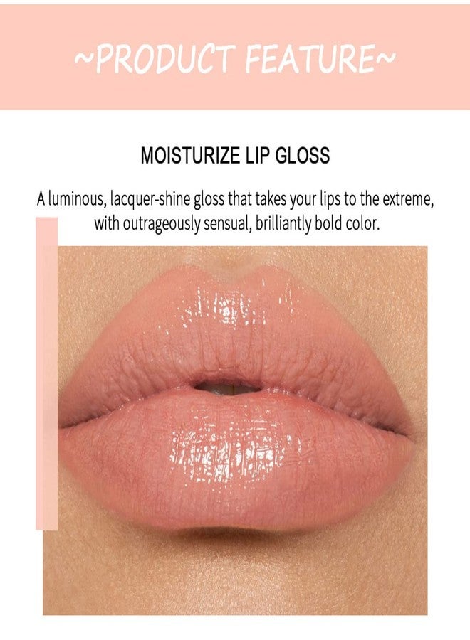 BANGFENG 6PCS Lip Oil Light Lipgloss Set, Moisturizing Hydrating Lip Glow Oil Lip Gloss Kit High Shine Lip Plumping Glass Finish Liquid Lipstick for Women (Set A) - Image 5
