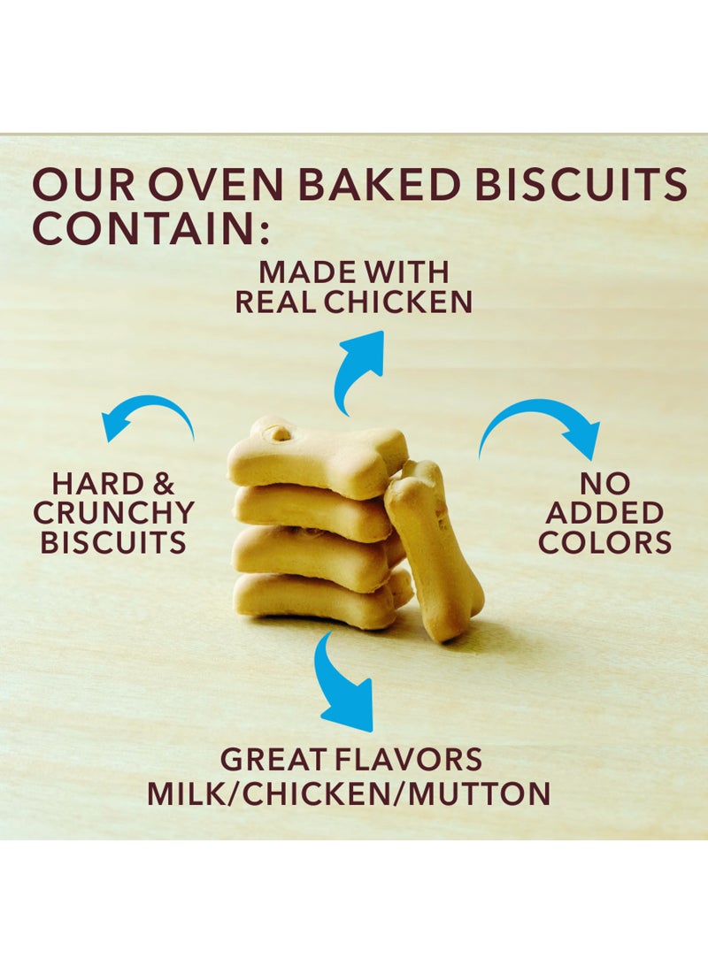 Meatup Dog Biscuits Real Chicken (Buy 1 Get 1) 2 x 1 Kg - Image 4