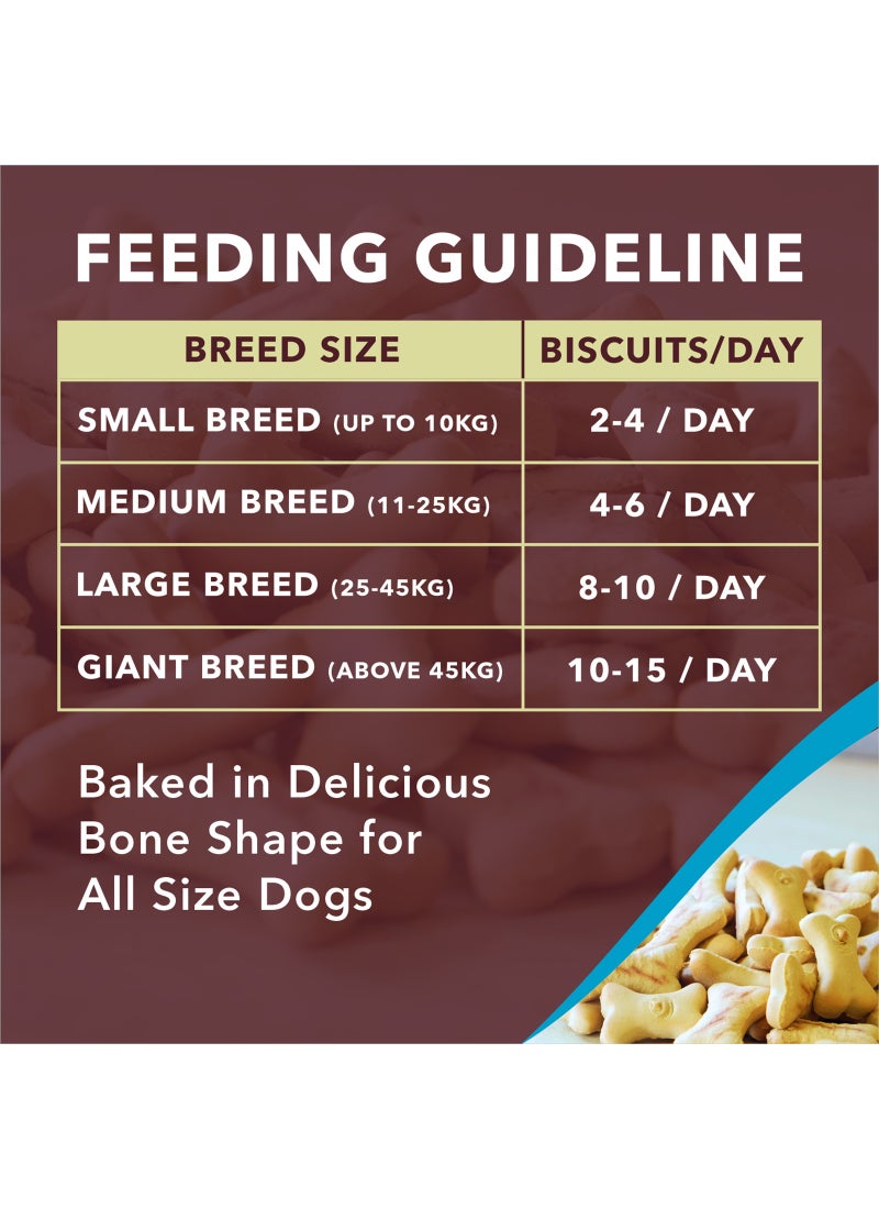 Meatup Dog Biscuits Real Chicken (Buy 1 Get 1) 2 x 1 Kg - Image 5