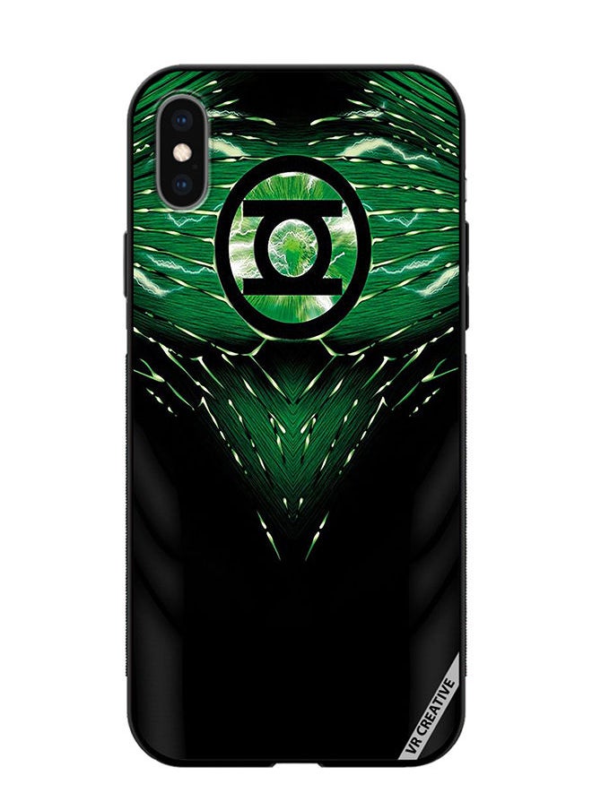 VR CREATIVE - Protective Case Cover For Apple iPhone XS Max Jack Kirby Green Lanterns Art Design Multicolour - Image 1