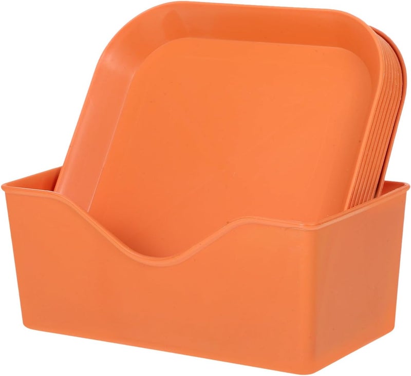 Whisker Relief Cat Food Bowls Set 8pcs, Flat Bottom Non-Slip Pet Feeding Dishes with Base, Small Size for Indoor Kittens and Short-Legged Cats, - Image 1