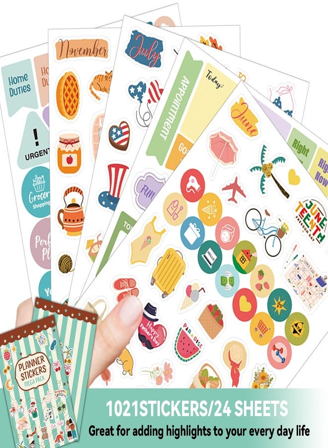 PRSTINCOL Planner Stickers Book,Vintage Holiday Calendar Sticker Set to Enhance Your Planner,Happy Planner Accessories for Teachers Students - Image 4