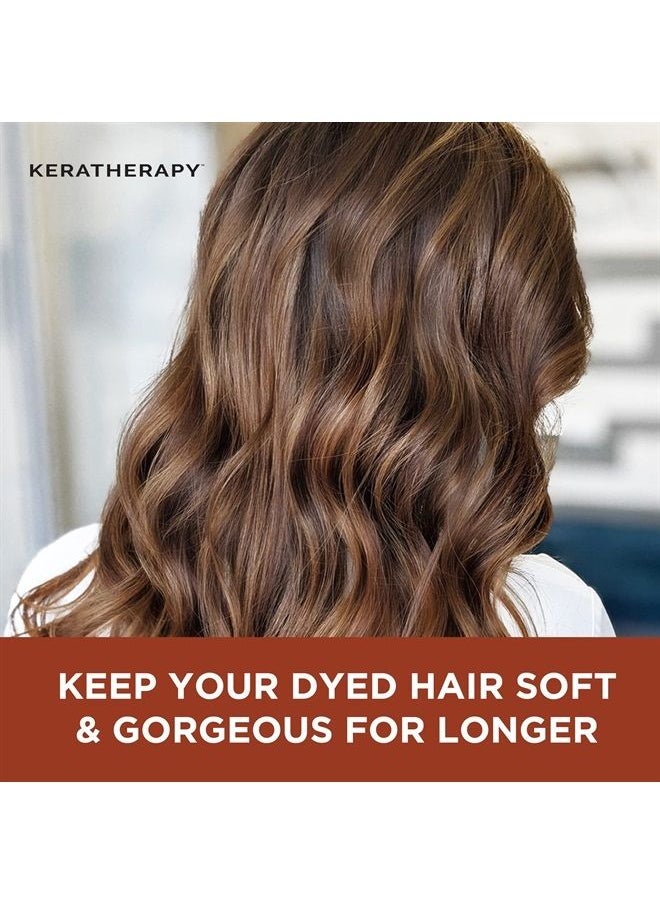KERATHERAPY Keratin Infused Color Protect Shampoo, 10.1 fl. oz., 300 ml - Gluten Free Color Protecting Shampoo for Color Treated Hair with Kerabond Technology, Red Raspberry Oil, Omega 3 & 6  - Image 4